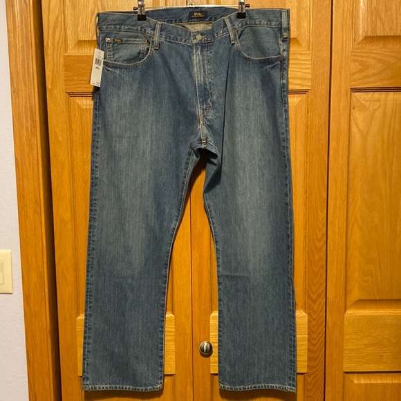 Polo Ralph Lauren The Hampton straight mens denim New jeans size 38x30 - Picture 2 of 9